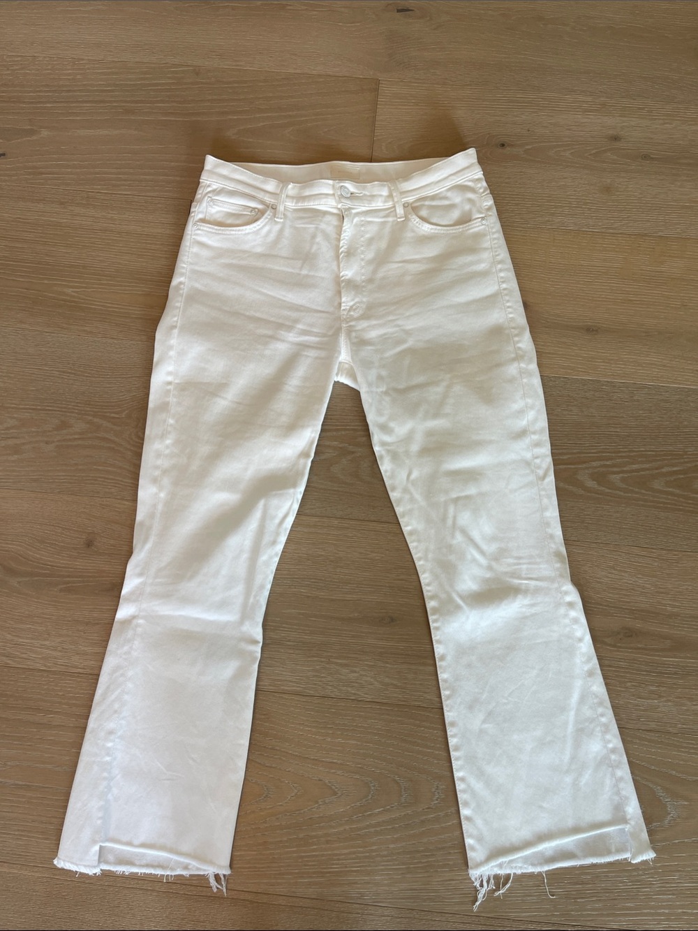 White Women's Straight-Leg Jeans